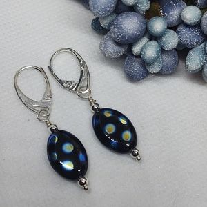 Sterling Silver Leverback Earrings